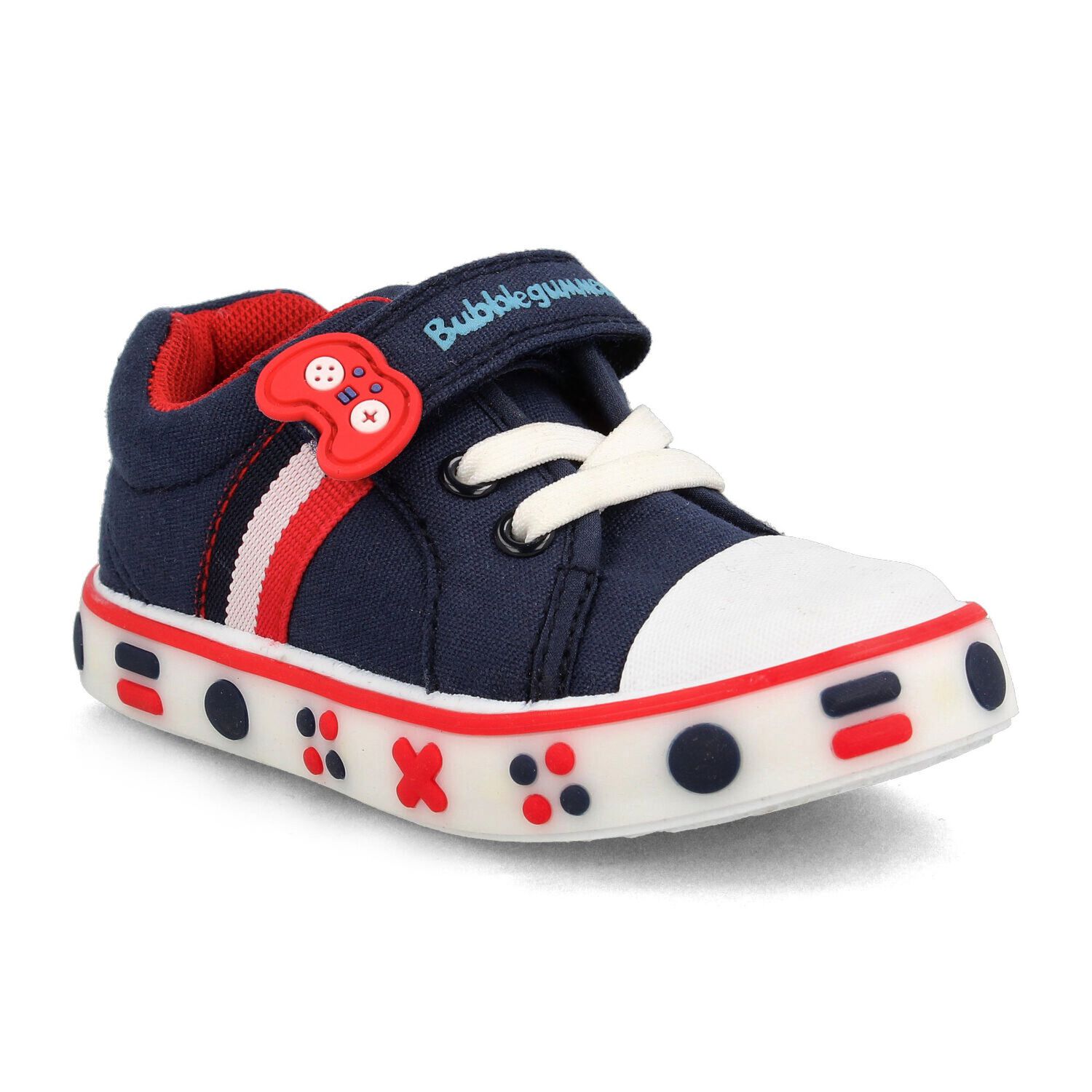 Zapatilla Ni&ntilde;o Bubblegummers Bloom Azul Marino image number 1.0